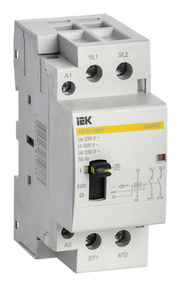 Контактор модульный с ручным упр. КМ63-20МР AC KARAT IEK