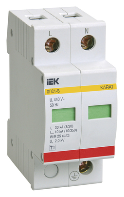 KARAT ОПС1-B УЗИП 2P In=30кА Un=400В Im=60кА IEK