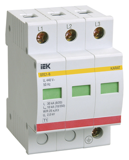 KARAT ОПС1-B УЗИП 3P In=30кА Un=400В Im=60кА IEK