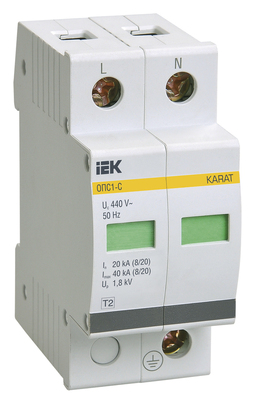KARAT ОПС1-C УЗИП 2P In=20кА Un=400В Im=40кА IEK