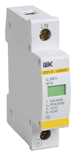 KARAT ОПС1-D УЗИП 1P In=5кА Un=230В Im=10кА IEK