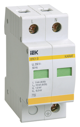 KARAT ОПС1-D УЗИП 2P In=5кА Un=230В Im=10кА IEK
